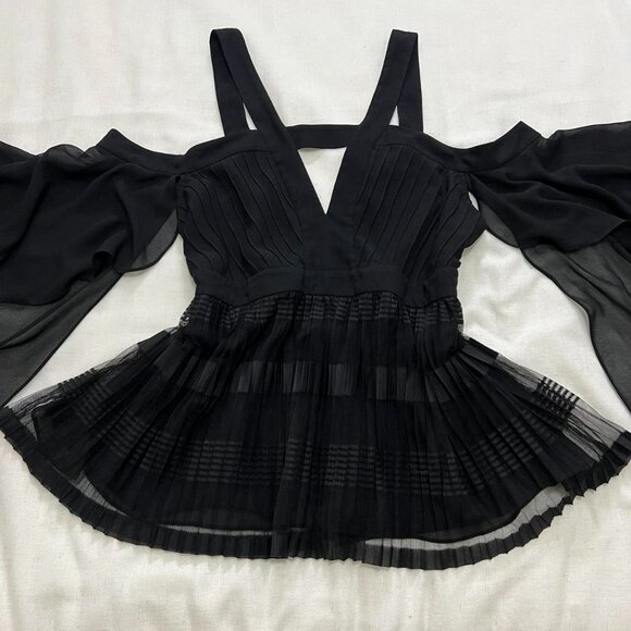 Off Shoulder Whimsy Goth Top - Picture 1 of 7